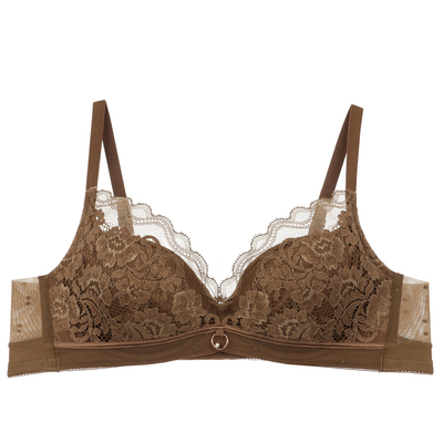 梧桐本色知然21224薄棉小胸聚拢文内衣侧收AB杯法式文胸 专柜同款