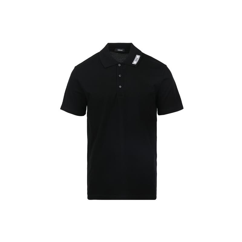 【自营】Versace/范思哲新品男士微弹棉质宽松休闲短袖T恤POLO衫
