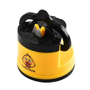小黄鸭磨刀神器磨刀石家用快速磨刀器全自动吸盘菜刀剪刀工具钨钢