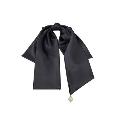 高级至上~法式飘带缎面秋冬发夹