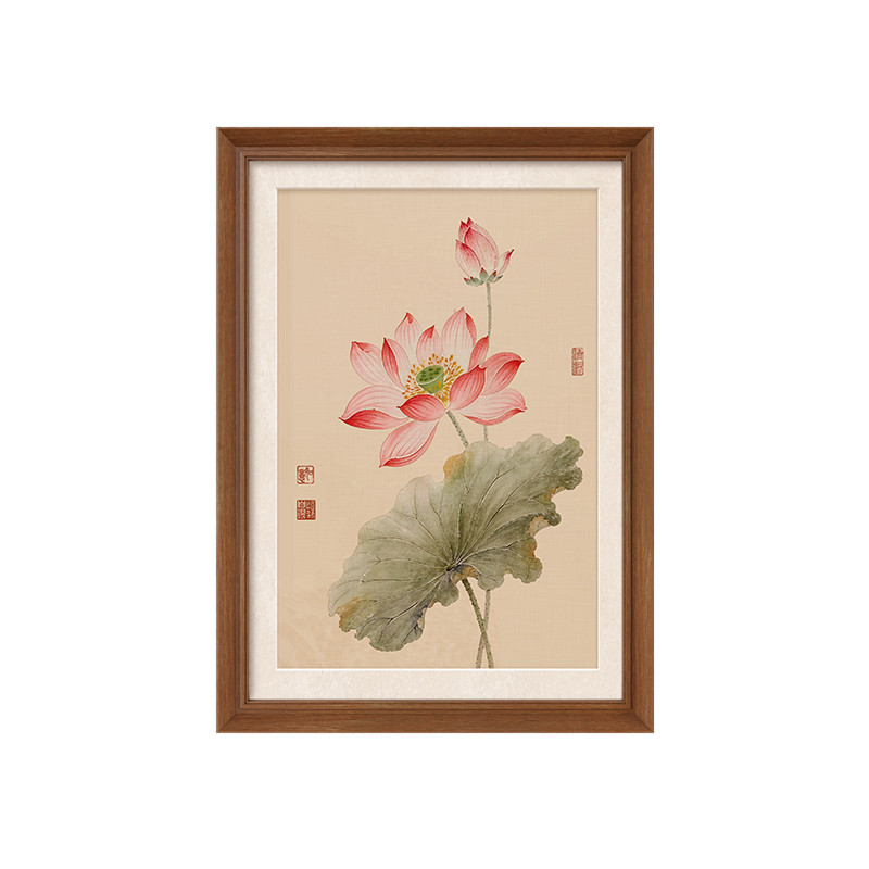 【宋氏美学】荷花图茶室装饰画