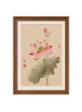 【宋氏美学】荷花图茶室装饰画