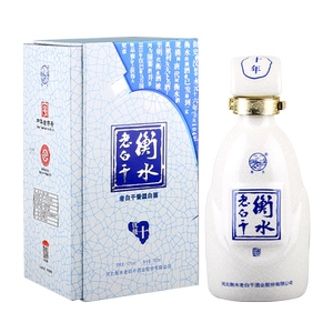 国产白酒 衡水老白干 老白干香型 43度 优级十 整箱500ml*4