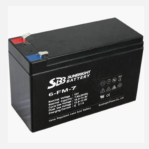 SBB铅酸蓄电池6FM712V7AH机房UPS电源配套消防照明EPS直流屏