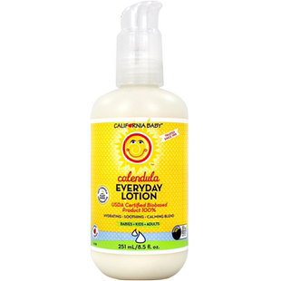 美国California baby加州宝宝金盏花乳液婴幼儿保湿滋润身体乳