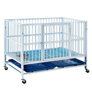 镀锌狗笼子加厚穿管跑床小型犬中大型犬展示笼室内宠物店寄养狗狗