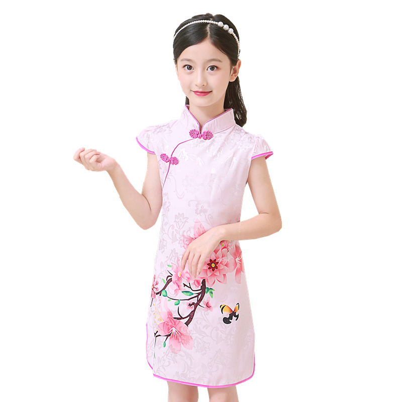 4兒童裝5小女孩子旗袍6公主裙子8女童9禮服7連衣裙夏裝10夏天12歲