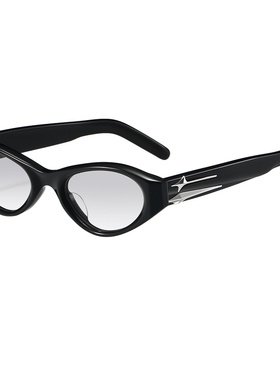 蔡徐坤同款GM墨镜太阳镜猫眼高级感男女板材防紫外线流星装饰EQ01