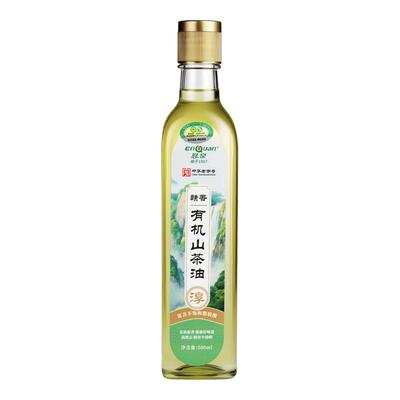 恩泉赣香纯野生有机山茶油500ml