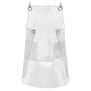 透明防水围裙理发师专用美容美发烫染工作服咖啡奶茶店花艺剪发男