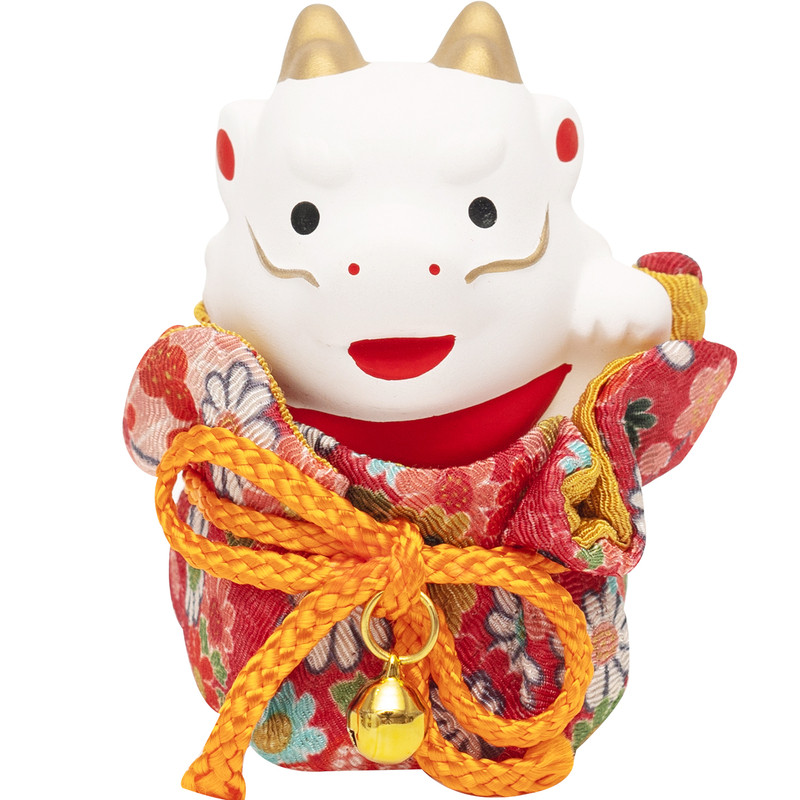 日本药师窑生肖龙摆件手工制作