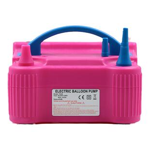 电动打气筒双孔出气神器吹气球机充气泵工具便携式自动打气机婚房