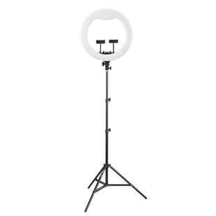 金贝EFR36/EFR48双色温环形直播补光灯高亮美颜抖音主播直播柔光灯化妆纹绣自拍面光灯美食珠宝带货打光灯