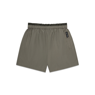 ECHOADE甄选运动速干材质 轻薄贴肤翻边松紧腰身百搭时髦运动短裤