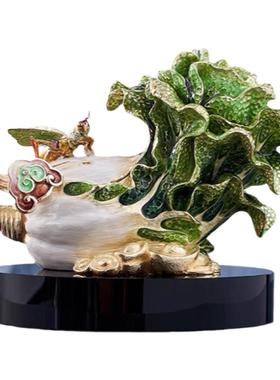 招财进宝摆件珐琅彩礼品罗比罗丹