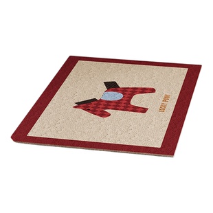 马来有福丝圈入户门地垫进门红色新年氛围感可裁剪加厚防滑脚垫子