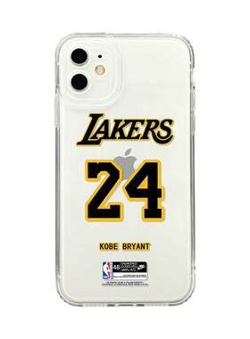 科比手机壳24号NBA湖人透明软壳