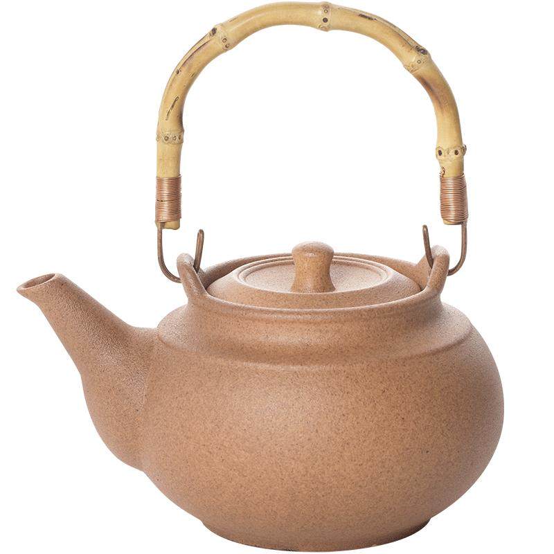 【陆宝】宝满围炉煮茶陶壶烧水壶提梁壶烧茶壶耐热家用煮普洱茶壶