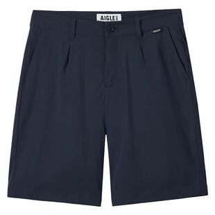 AIGLE艾高夏女士DFT吸湿UPF40+防晒百慕大运动速干短裤子蓝色