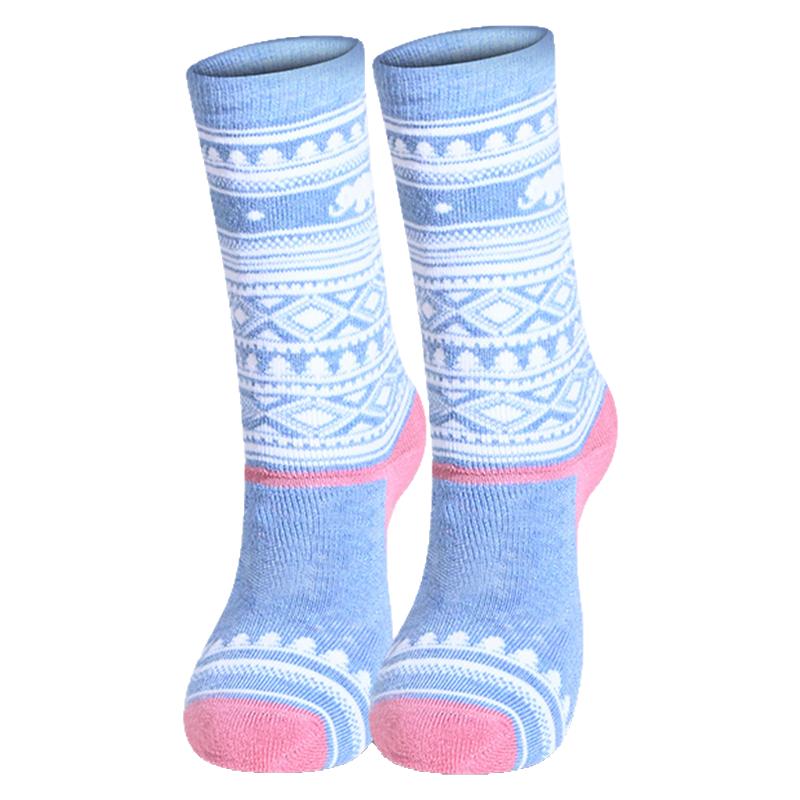 rbao儿童滑雪袜美利奴羊毛