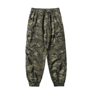 it :5cm/FIVECM迷彩工装休闲裤男2025新款束脚宽松运动长裤春秋季