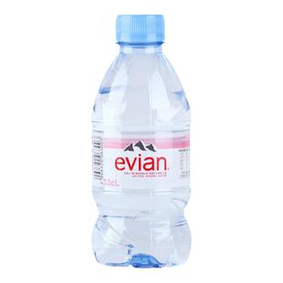法国进口evian依云矿泉水天然矿泉水330ml/750ml玻璃瓶