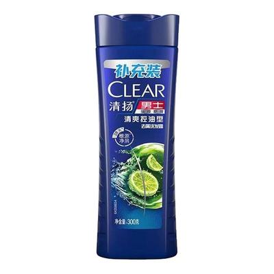 清扬男士清爽控油洗发水持久留香300g小瓶便携旅行装正品官方家用