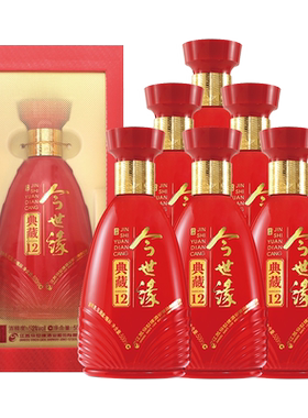 今世缘典藏12白酒52度整箱6瓶