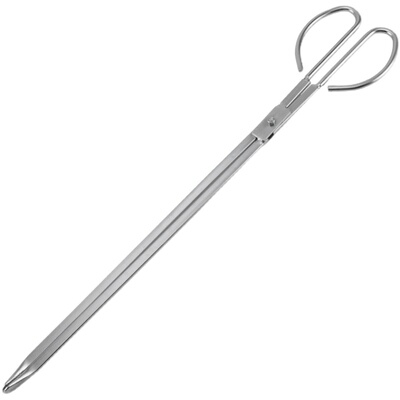 不锈钢火钳垃圾夹碳夹子