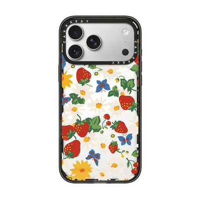 草莓系列亚克力版适用iPhone17ProMax明星手机壳苹果16Pro可爱卡通15ProMax/14防摔13保护套