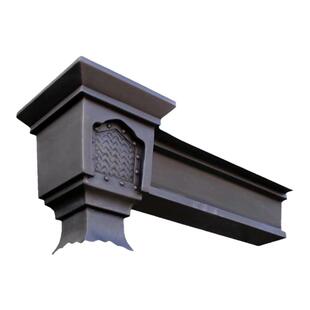 下水天沟落水管漏斗屋檐接雨沿排水槽侧排雨水斗日式庭院装饰檐沟