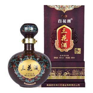 白酒粮食酒江西南昌三花酒地方名酒百花洲浓香型46度忆之洲