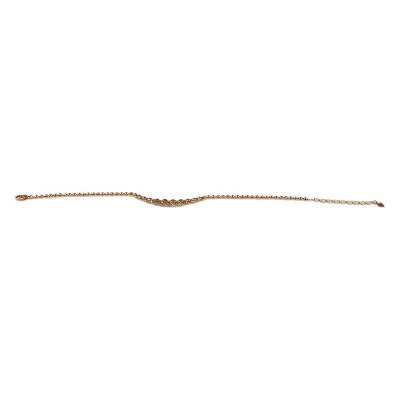 钻石手链750黄金18-20cm