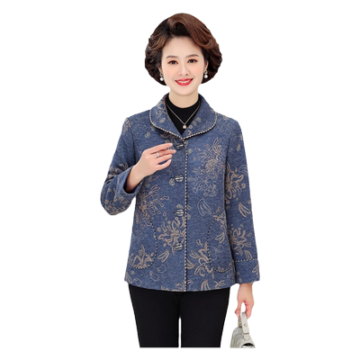 文君外套时尚气质奶奶装