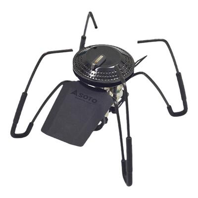 SOTO日本ST-340迷你黑蜘蛛炉户外露营登山便携大火力卡式炉燃气炉