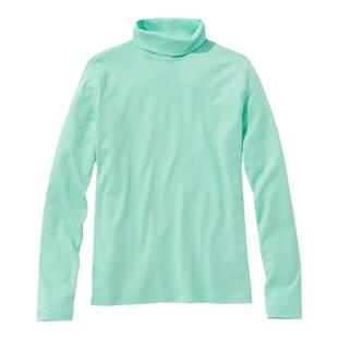 L.L.Bean/宾恩女士打底衫T恤衫长袖半高领套头衫堆堆领TA214949