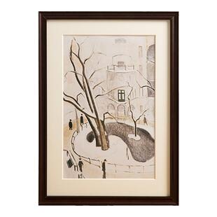 白色实木大相框装裱定制画框任意尺寸A4 24寸 a3证书框相片挂墙