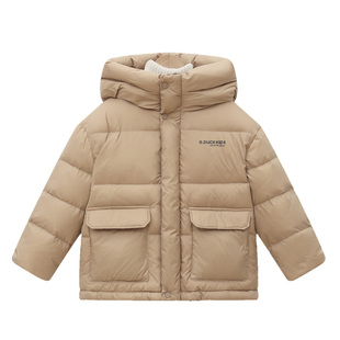 小黄鸭新款儿童羽绒服加厚男女童宝宝短款中大童韩版冬季童装外套