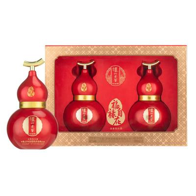 泸州老窖定制酒福禄自在红葫芦52度500ml*2浓香纯粮白酒礼盒送礼