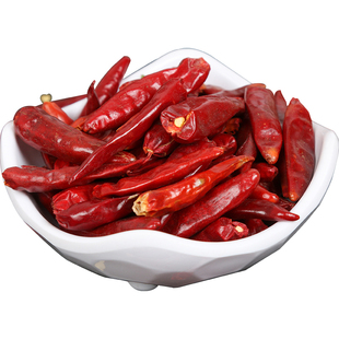干辣椒内黄新一代干红辣椒朝天椒海椒辣椒面较辣超香辣椒干250克