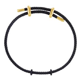 LAZYSURI懒苏芮懒得穿简约创意DIY串珠转运珠可调节黑色手绳红色