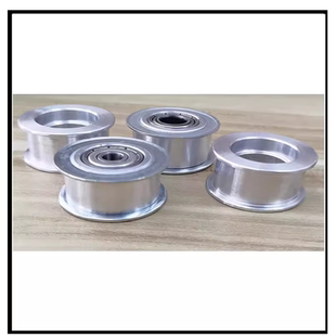 光轮25 槽宽11/17/21/27/32 双面轴承涨紧轮惰轮平皮带输送压带轮