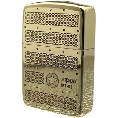 1941纯铜防风五星双面做旧