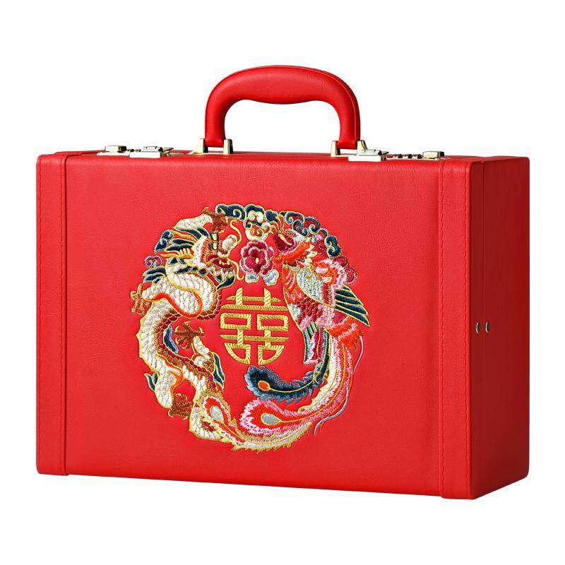 订婚礼金盒子10万提亲装彩