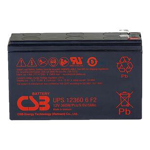 CSB蓄电池UPS123607F2铅酸免维护电梯UPS电源电梯消防设备12V360W