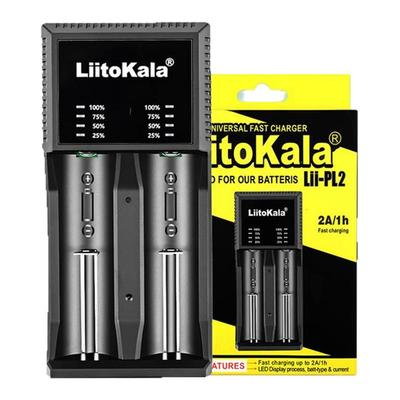 LiitoKalaLiitoKala Lii-PL2 18650  21700 2槽 锂电池 LED 充电