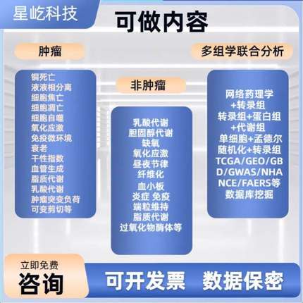 生信分析科研基因细胞蛋白代谢转录组宏基因全基因网药孟德尔MR