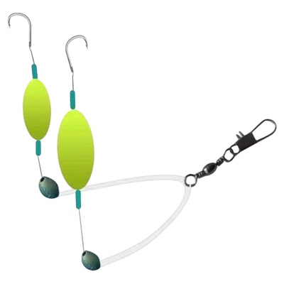 反底子线双钩户外钓鱼防挂底双钩