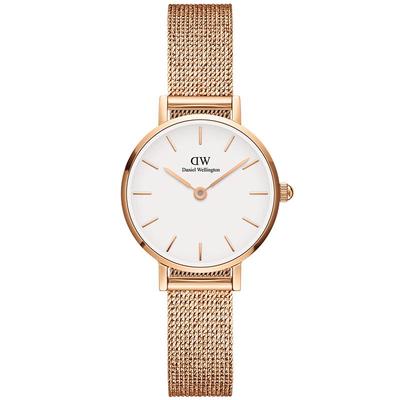 dw手表麦穗表带石英圆表