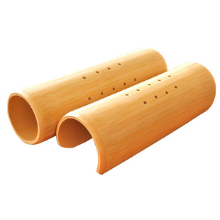 天然碳化竹子矫正颈椎枕头电加热温控富贵包U半圆形硬无节酸突出